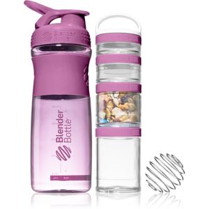 Blender Bottle Sport Mixer® GoStak dárková sada pro sportovce barva Purple 820 ml