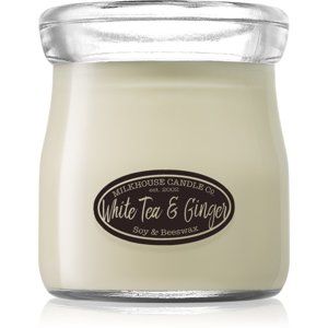 Milkhouse Candle Co. Creamery White Tea & Ginger vonná svíčka Cream Jar 142 g