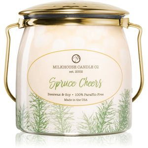 Milkhouse Candle Co. Creamery Spruce Cheers vonná svíčka Butter Jar 454 g