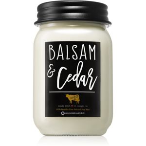 Milkhouse Candle Co. Farmhouse Balsam & Cedar vonná svíčka Mason Jar 368 g