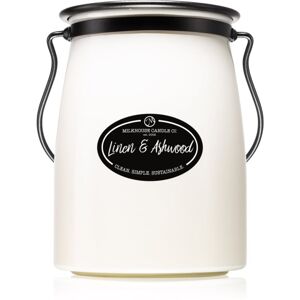 Milkhouse Candle Co. Creamery Linen & Ashwood vonná svíčka Butter Jar 624 g