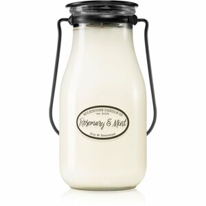 Milkhouse Candle Co. Creamery Rosemary & Mint vonná svíčka Milkbottle 397 g
