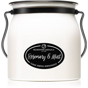 Milkhouse Candle Co. Creamery Rosemary & Mint vonná svíčka Butter Jar 454 g