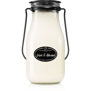 Milkhouse Candle Co. Creamery Linen & Ashwood vonná svíčka I. Milkbottle 396 g