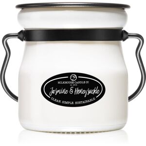Milkhouse Candle Co. Creamery Jasmine & Honeysuckle vonná svíčka Cream Jar 142 g