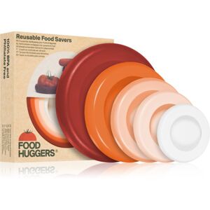 Food Huggers Food Huggers Set sada silikonových krytů na ovoce a zeleninu barva Terracotta 5 ks