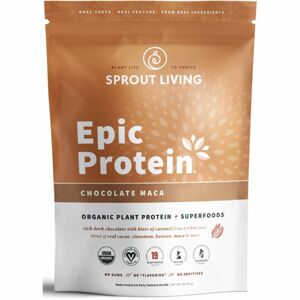 Sprout Living Epic Protein Organic veganský protein Chocolate & Maca 455 g