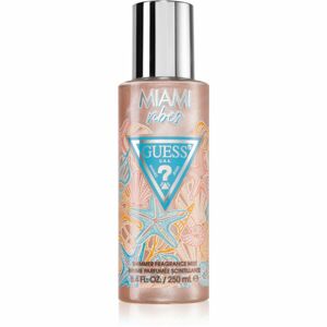 Guess Destination Miami Vibes parfémovaný tělový sprej se třpytkami pro ženy 250 ml