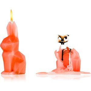 54 Celsius PyroPet HOPPA (Bunny) dekorativní svíčka peach 17 cm