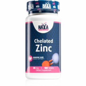 HAYA LABS Chelated Zinc 30 mg podpora imunity 100 ks