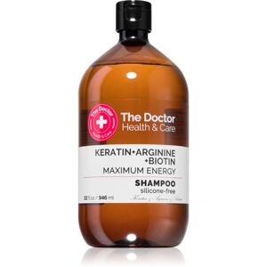 The Doctor Keratin + Arginine + Biotin Maximum Energy keratinový šampon pro posílení a lesk vlasů 946 ml