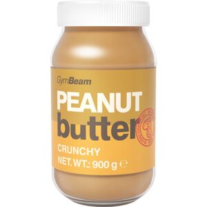 GymBeam Peanut Butter Crunchy 100% ořechový krém 900 g
