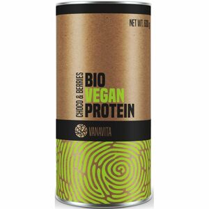 VanaVita Vegan Protein BIO veganský protein v BIO kvalitě příchuť choco & berries 600 g