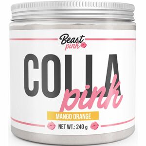 BeastPink Colla Pink prášek na přípravu nápoje s kolagenem příchuť mango orange 240 g