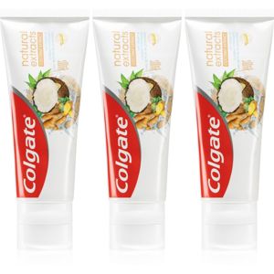 Colgate Natural Extracts Cononut Extract zubní pasta 3x75 ml