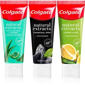 Colgate Naturals Mix přírodní zubní pasta 3x75 ml