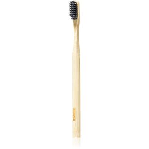 KUMPAN Bamboo Active Charcoal bambusový zubní kartáček s aktivním uhlím 1 ks