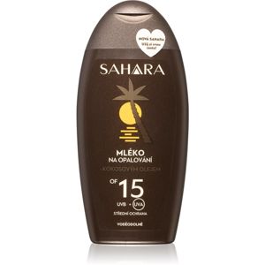 Sahara Sun mléko na opalování SPF 15 s kokosovým olejem 200 ml