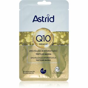 Astrid Q10 Miracle protivrásková a zpevňující pleťová maska pro regeneraci pleti 20 ml
