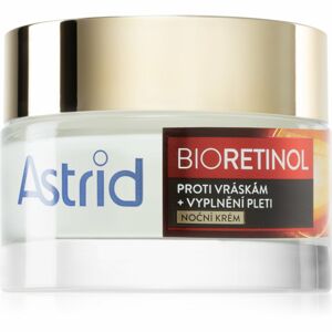 Astrid Bioretinol hydratační noční krém proti vráskám s kyselinou hyaluronovou a Bakuchiolem 50 ml