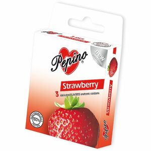 Pepino Strawberry kondomy 3 ks