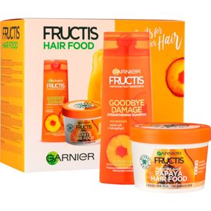 Garnier Fructis Papaya Hair Food kosmetická sada I. (pro poškozené vlasy)