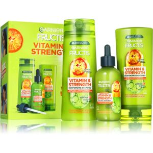 Garnier Fructis Vitamin & Strength dárková sada (pro slabé vlasy s tendencí vypadávat)