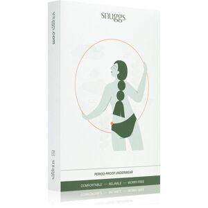 Snuggs Period Underwear Classic: Medium Flow látkové menstruační kalhotky pro střední menstruaci velikost L 1 ks