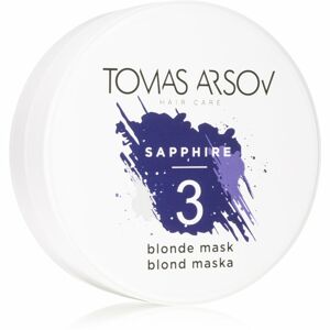 Tomas Arsov Sapphire Blonde Mask přirozeně neutralizující maska pro blond a melírované vlasy 100 ml