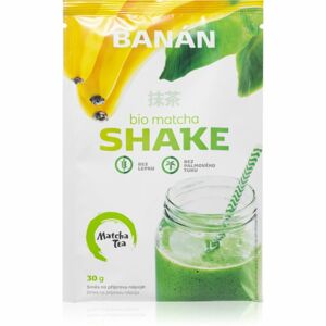 Matcha Tea Shake BIO prášek na přípravu nápoje se zeleným čajem příchuť banana 30 g