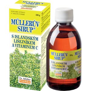 Dr. Müller Müllerův sirup® s islandským lišejníkem a vitaminem C doplněk stravy pro podporu imunity a zdraví dýchacích cest 320 g