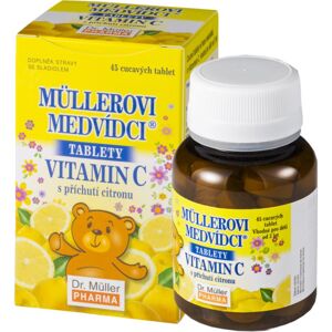 Dr. Müller Müllerovi medvídci® s vitaminem C a příchutí citronu doplněk stravy s vitaminem C 45 ks