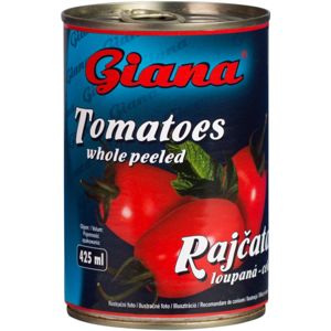 Giana Rajčata loupaná rajčata loupaná celá v rajčatové šťávě 425 ml