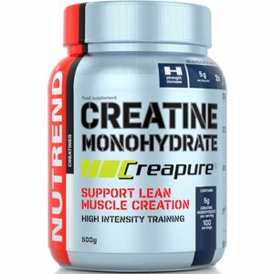 Nutrend CREATINE MONOHYDRATE Creapure podpora sportovního výkonu 500 g