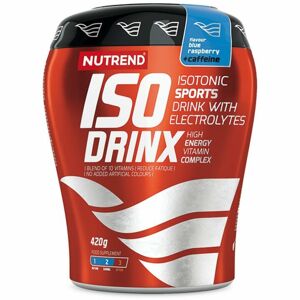 Nutrend ISODRINX with caffeine sportovní nápoj s elektrolyty blue raspberry 420 g