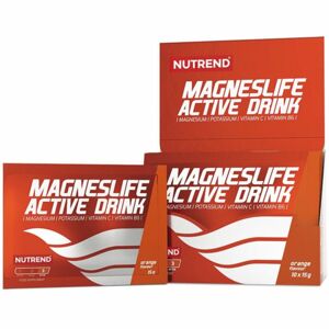 Nutrend MAGNESLIFE ACTIVE DRINK komplex minerálů a vitamínů příchuť orange 10x15 g