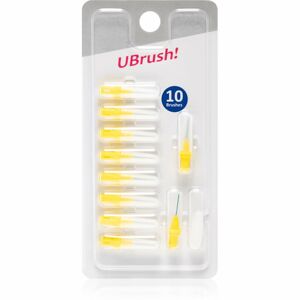Herbadent UBrush! náhradní mezizubní kartáčky 0,6 mm Yellow 10 ks