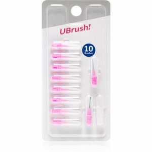 Herbadent UBrush! náhradní mezizubní kartáčky 0,7 mm Pink 10 ks