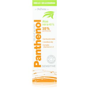 MedPharma Panthenol 10% Sensitive intenzivně hydratační tělové mléko s regeneračním účinkem 230 ml