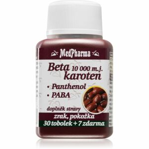 MedPharma Beta karoten 10000 m.j.Pant. + PABA krásná a zdravá pokožka