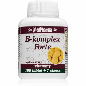 MedPharma B-komplex Forte doplněk stravy pro podporu energetického metabolismu 107 ks