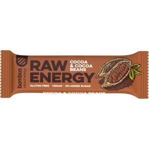 Bombus Raw Energy BIO ovocná tyčinka příchuť Cocoa & Cocoa Beans 50 g