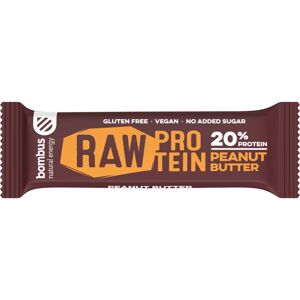 Bombus Raw Protein proteinová tyčinka Peanut Butter 50 g