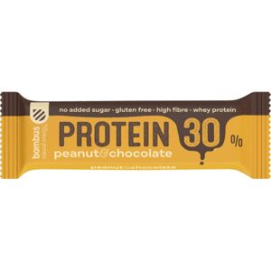 Bombus Protein 30 % proteinová tyčinka příchuť Peanut & Chocolate 50 g