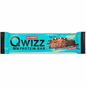 Nutrend QWIZZ PROTEIN BAR proteinová tyčinka příchuť chocolate & coconut 60 g