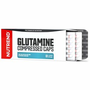 Nutrend GLUTAMINE COMPRESSED CAPS podpora tvorby svalové hmoty 120 ks