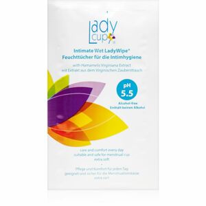 LadyCup Ladywipe vlhčené ubrousky na intimní hygienu 10 ks