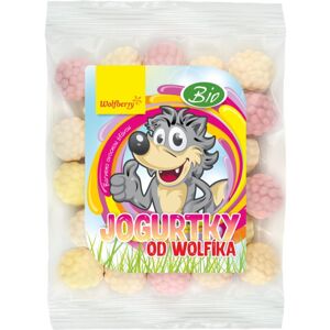 Wolfberry Jogurtky od Wolfíka ovocné bonbóny v BIO kvalitě 63 g