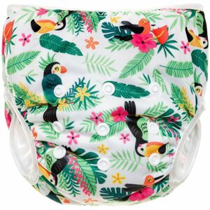 T-TOMI Diaper Swimwear Parrots pratelné plenkové plavky 5-12 kg 1 ks