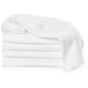 T-TOMI TETRA Cloth Diapers EXCLUSIVE COLLECTION White látkové pleny White 70x70 cm 5 ks